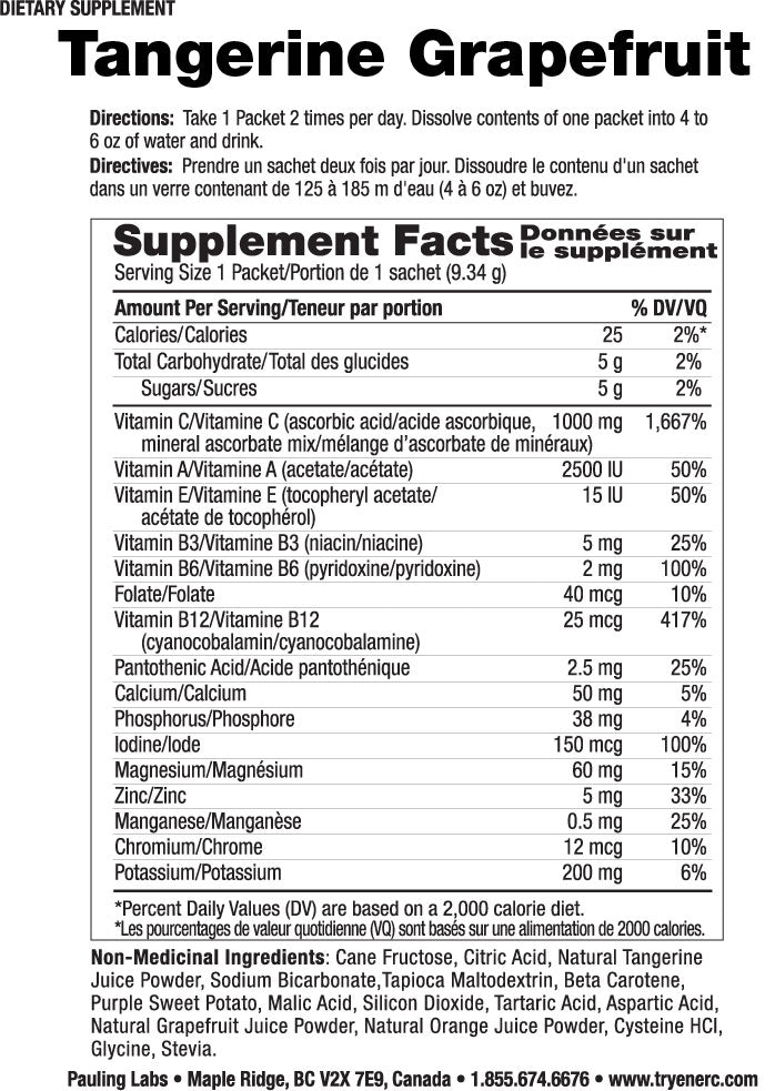 Ener-C Tangerine-Grapefruit (30 Pk) - Lifestyle Markets